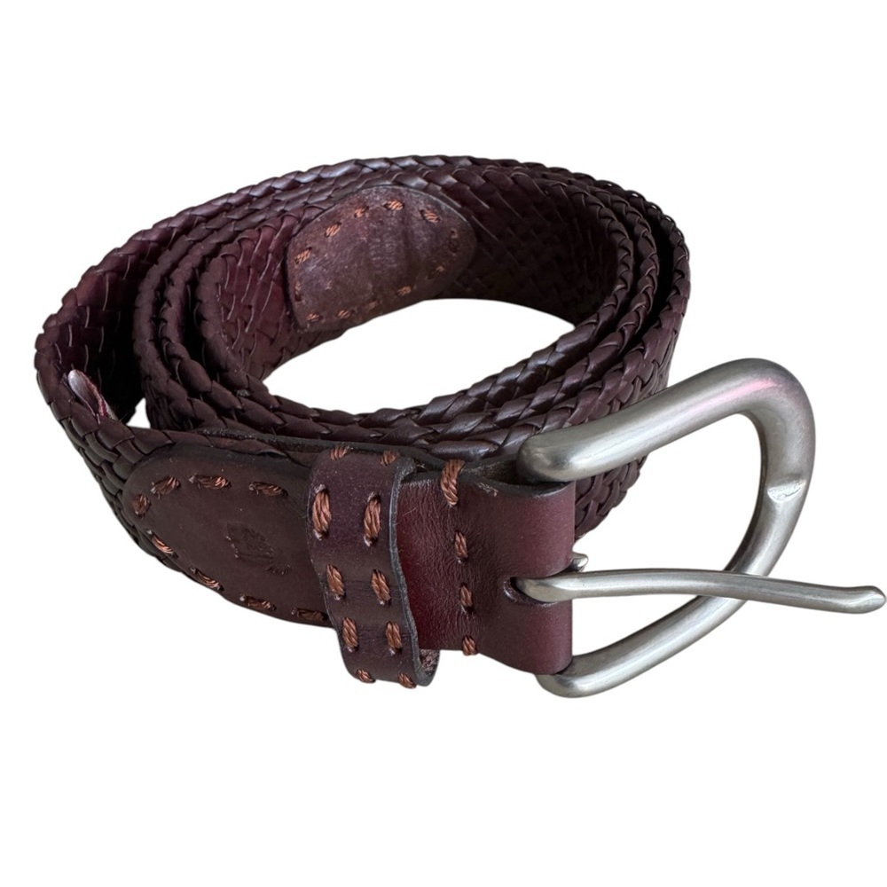Caribbean Joe Weaved Leather Belt